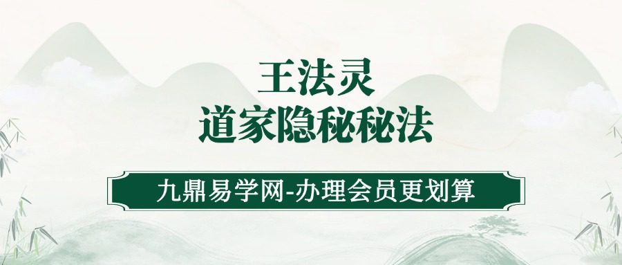 王法灵 紫薇法（雨渐耳）道家隐秘秘法 视频+课件