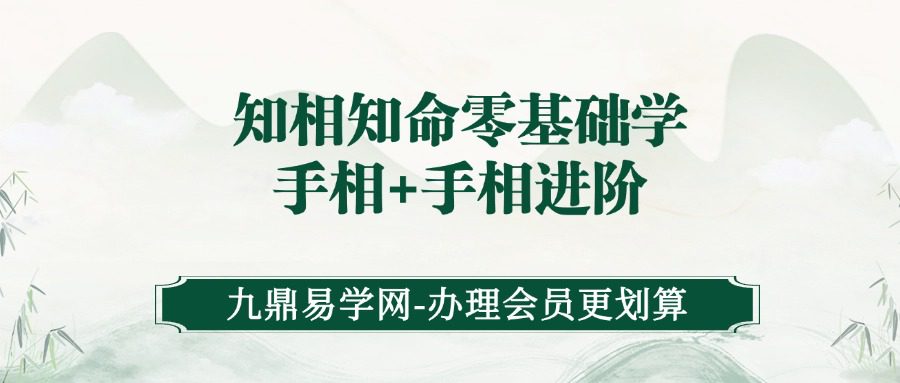 知相知命零基础学手相+手相进阶 视频课