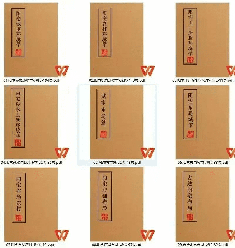 《阳宅布局化解全集》9本