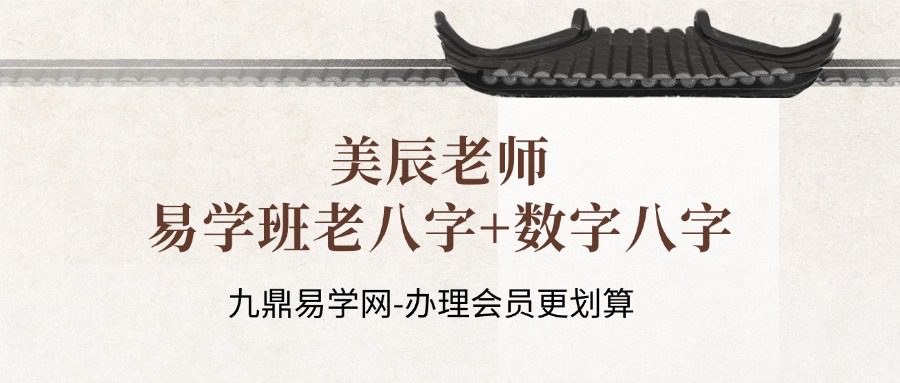 美辰老师易学班老八字+数字八字 视频21集
