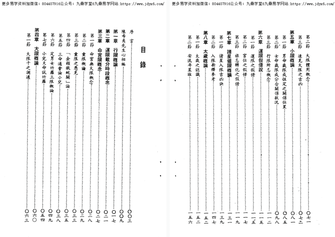 紫微斗数流年运限研究 迂顽埜农着  282P 网盘