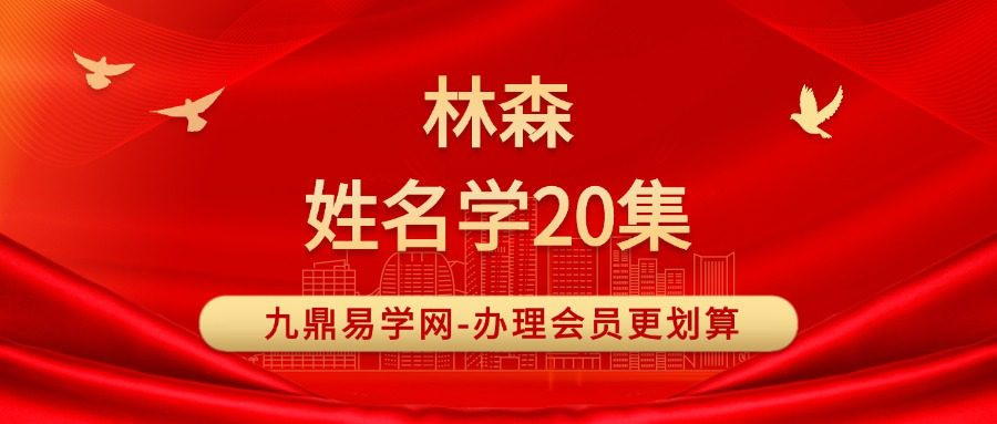 林森姓名学20集