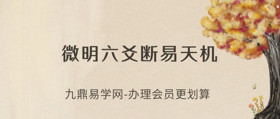 微明六爻断易天机