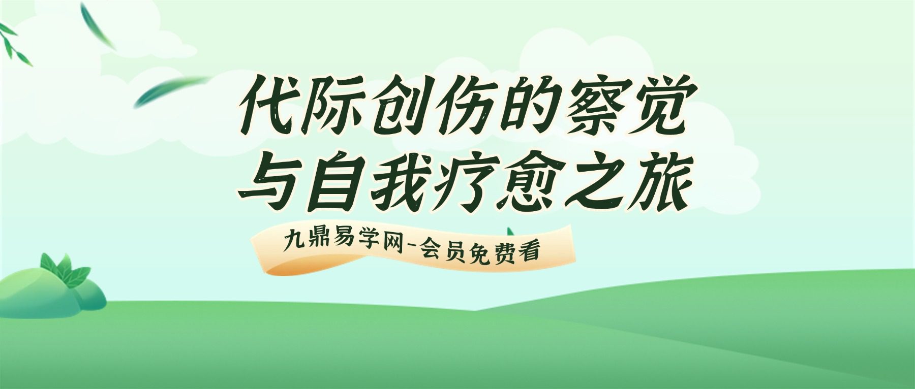 代际创伤的察觉与自我疗愈之旅 16集视频