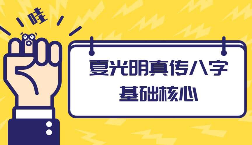 夏光明真传八字基础核心电子书139页（九鼎易学）