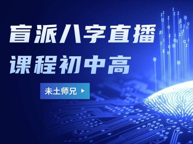 杨清娟学生未土师兄盲派八字直播课程初中级+高级 28集