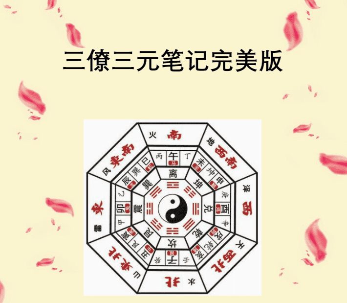 刘国胜 三僚三元笔记完美版230页