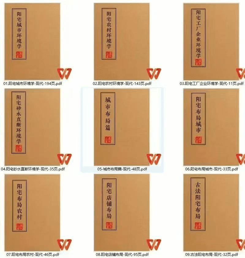 《阳宅布局化解全集》9本