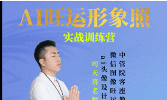 司天喜 ai旺运头像实战班 视频+文档