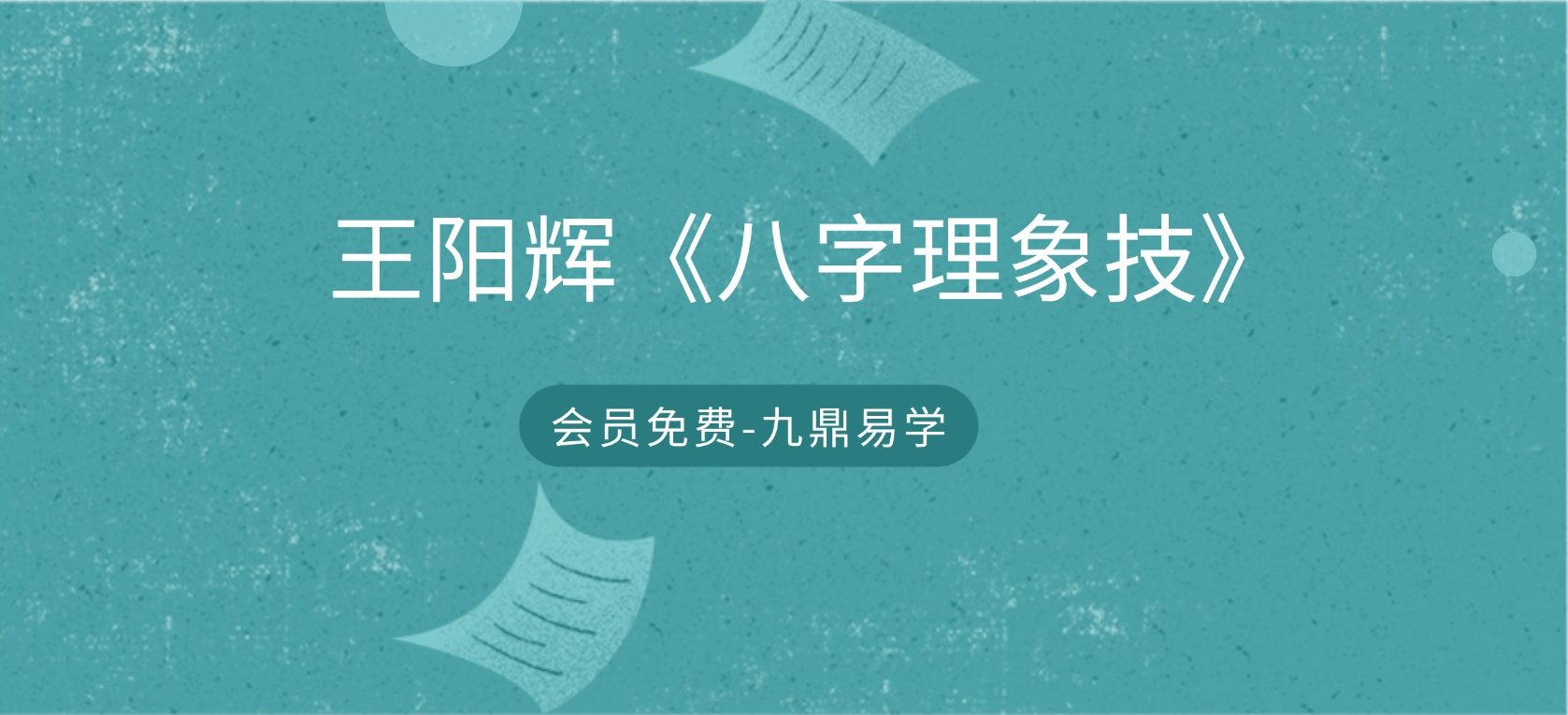 王阳辉《八字理象技》开悟特训八字理象技pdf 237页