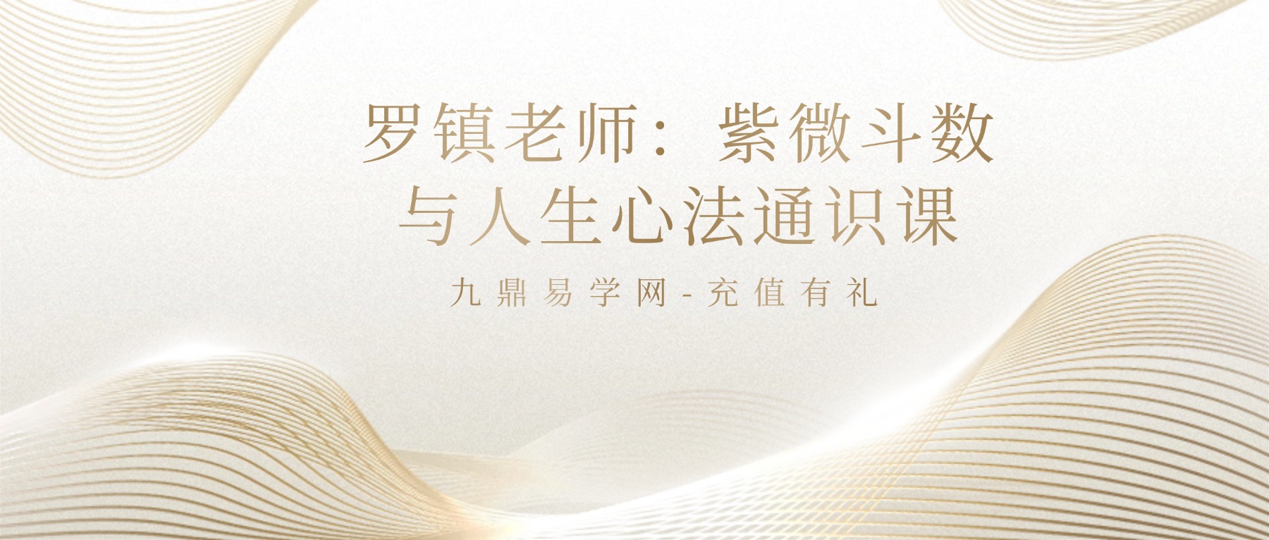 罗镇老师：紫微斗数与人生心法通识课 14节视频