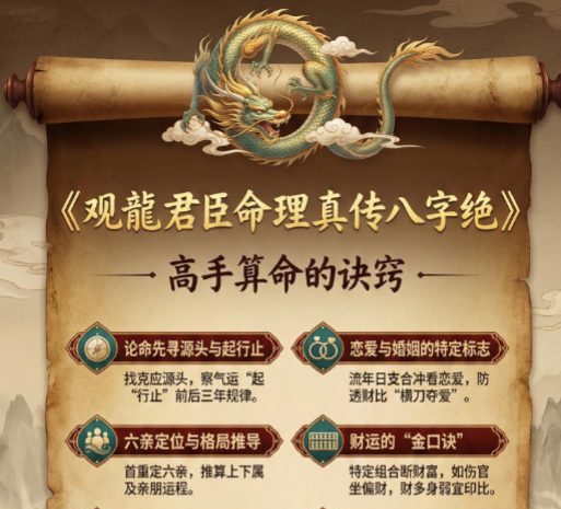 观龙 君臣命理真传八字绝-高手算命的诀窍pdf 193页