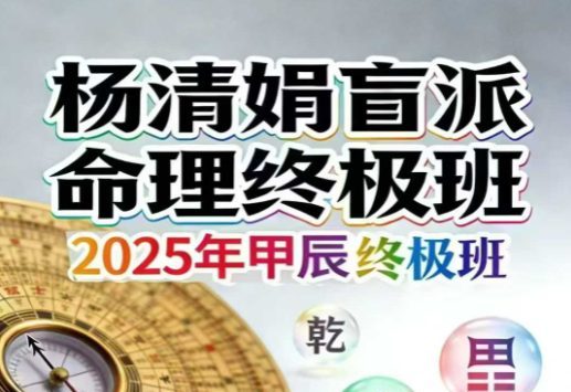 杨清娟盲派命理终极班《盲派命理道法自然解密》300页