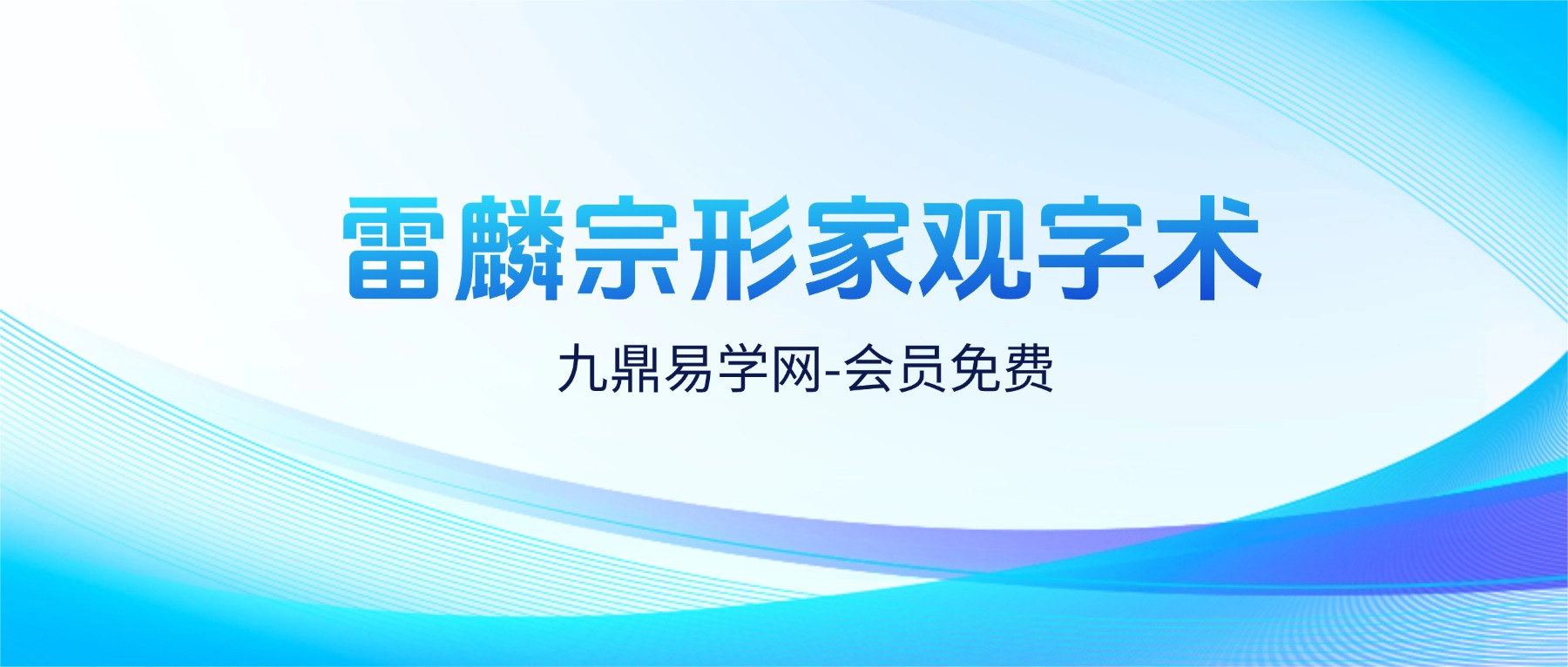 雷麟宗形家观字术视频+课件