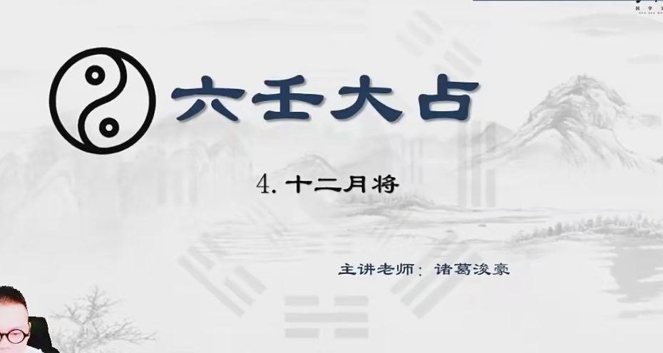 诸葛浚豪大六壬课程视频26集