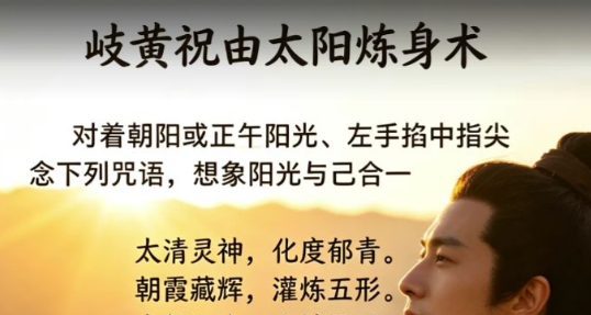 岐黄祝由太阳炼身术音频