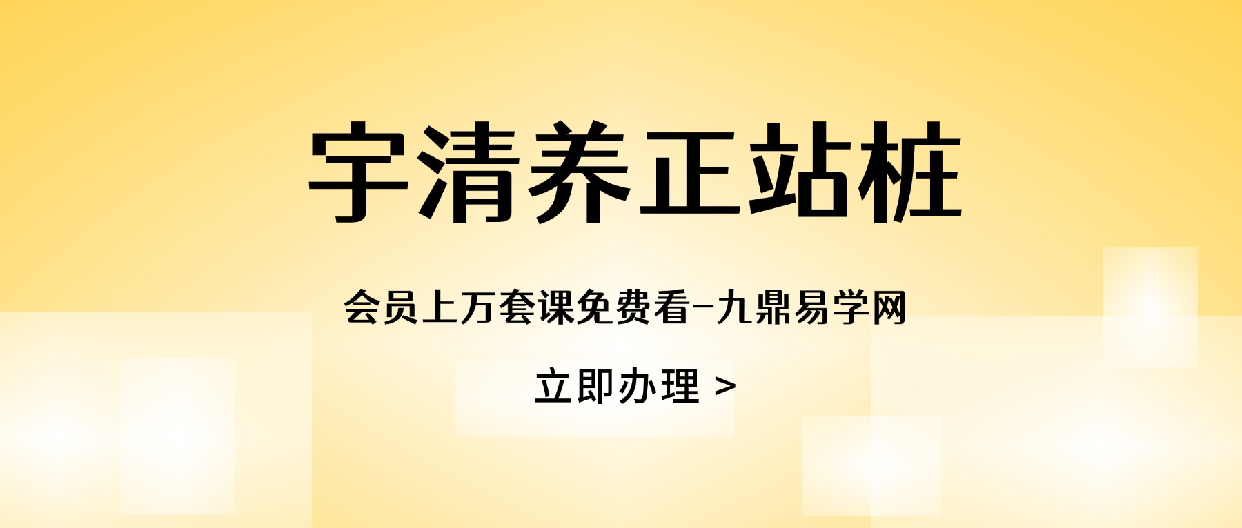 Y宇清 寻根之旅：宇清养正站桩初阶课+进阶课程 录音+视频