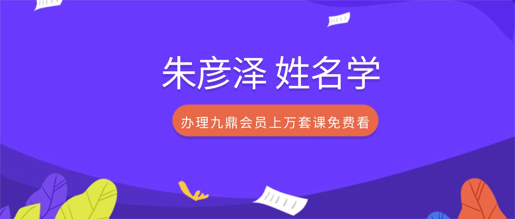 朱彦泽 姓名学全系统 视频13集