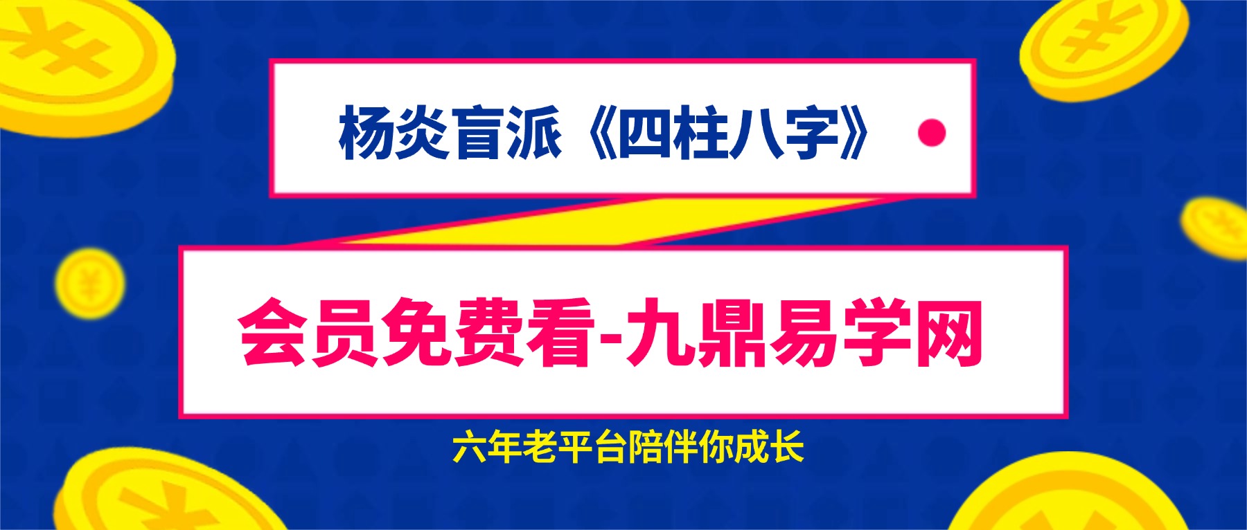 杨炎盲派《四柱八字》56集视频